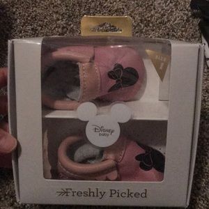 Freshly Picked Size 1 Disney Mickey Pink Shoes